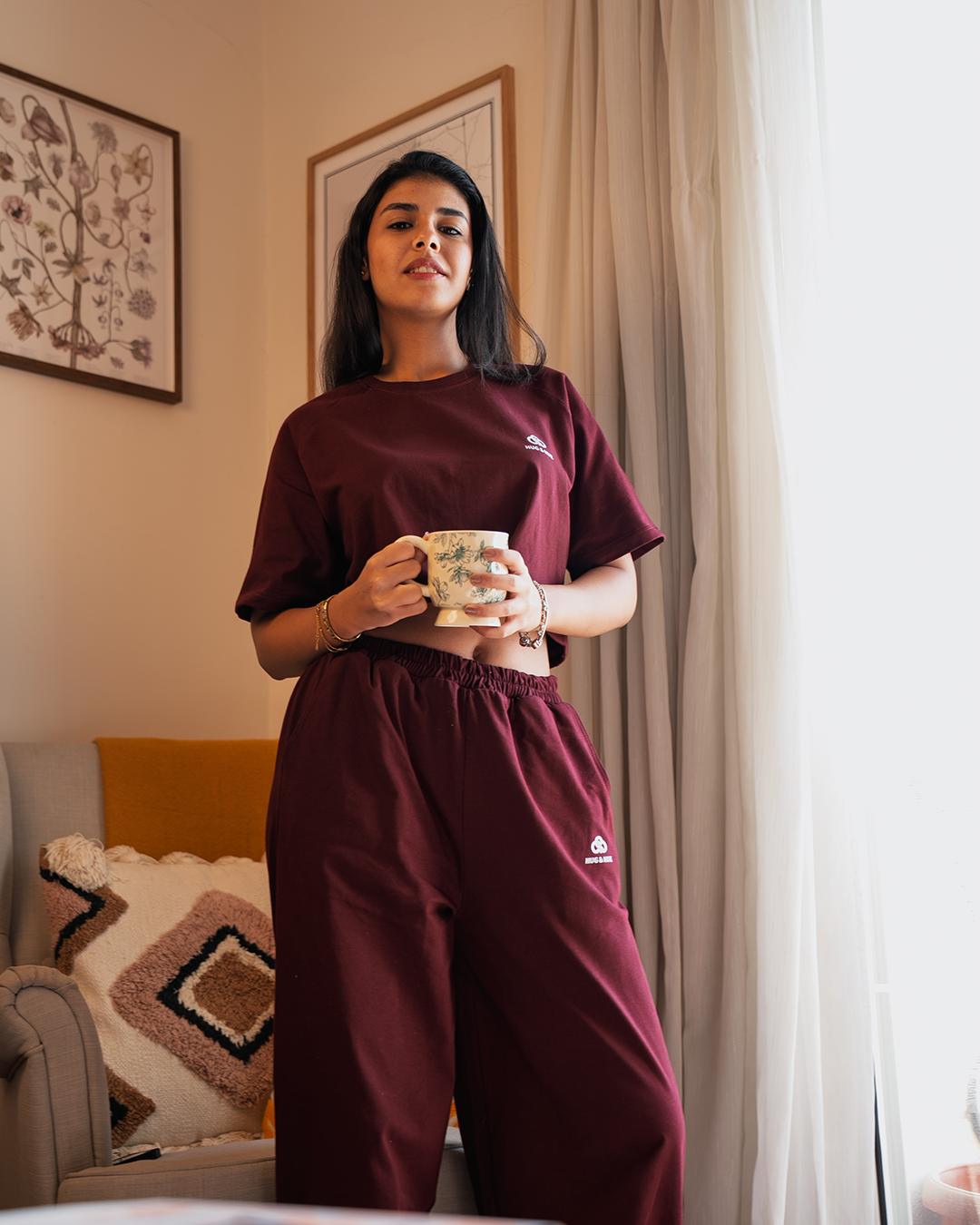Cotton Muse Set (Burgundy)